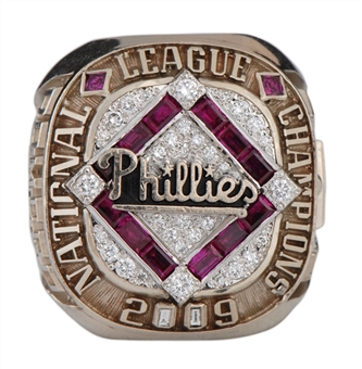 2009 Philadelphia Phillies NL Championship Players Ring - J.C. Romero (Romero LOA)